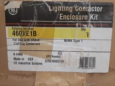 GE General Electric 460XE1B Lighting Contactor Enclosure Kit - NOB - Free Ship