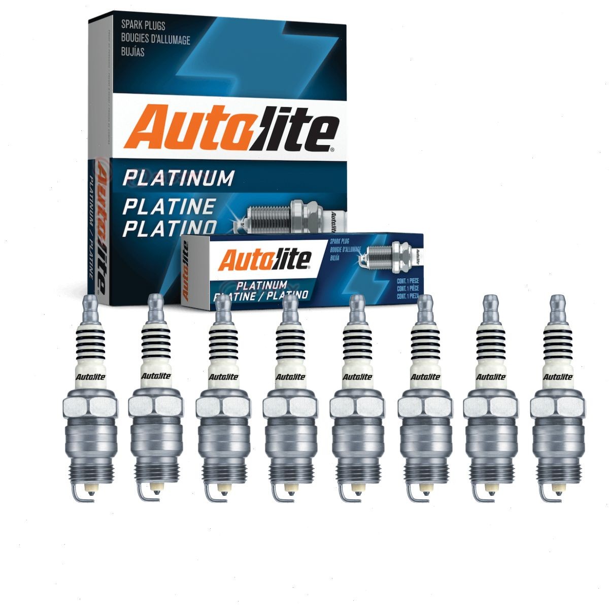 8 pc Autolite Platinum Spark Plugs for 1965-1976 Ford F-100 5.0L 5.8L 5.9L cq