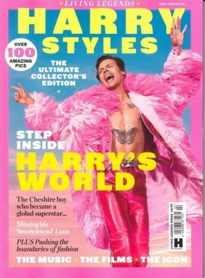 LIVING LEGENDS HARRY STYLES MAGAZINE  NEW 