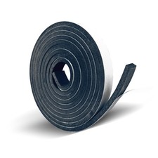 Closed Cell Foam Weather Stripping Tape 1/2 in x 1/4 in x 16.5 ft Black