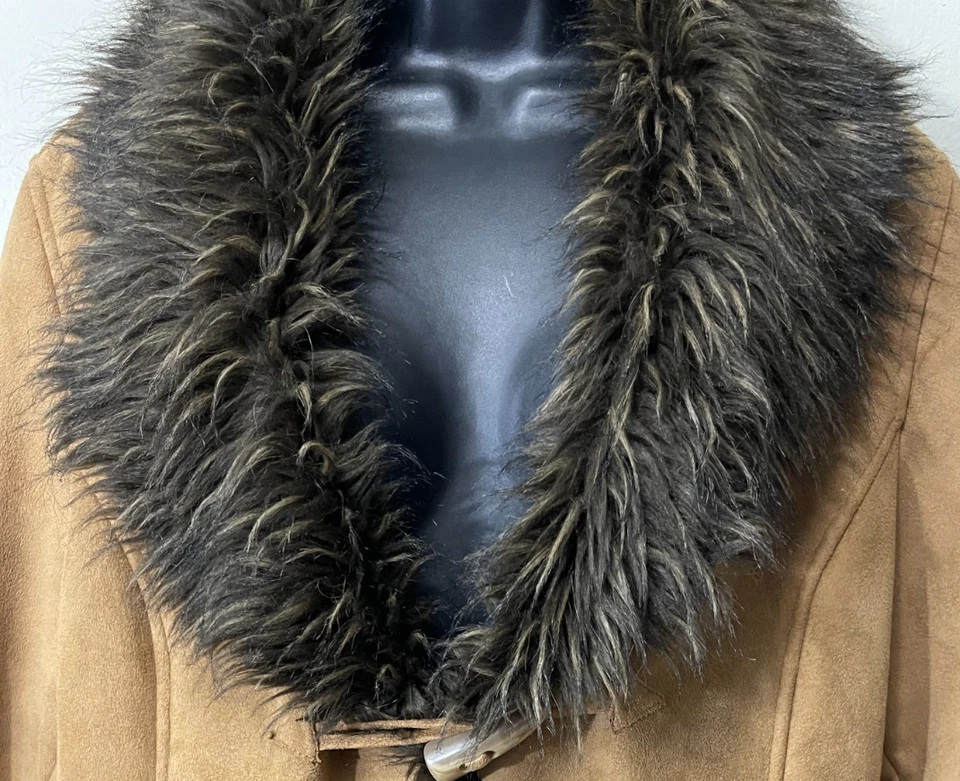 Abrigo De Colección Y2K Baby Phat Imitación Piel Gamuza Penny Lane Mob Wife M Foto 4 de 4