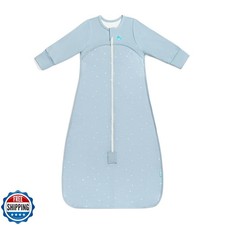 Love to Dream 1.0 TOG Sleep Bag with Long Sleeves, Soft Cotton Wearable Blank