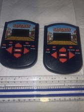 Lot Of 2 - 1995 Vintage Hangman Handheld Electronic Game Hand Held Working
