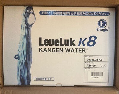 Enagic LeveLuk K8 Alkaline Ionizer 8-Stage 8L Water Filter, White