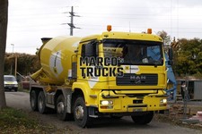 Foto camión MAN TGA hormigonera Suiza amarillo MARAZZI #k2aa