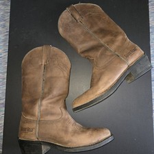 Vintage Guide Gear Brown Leather Cowboy Boots...