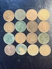 16 Random Indian Head Pennies