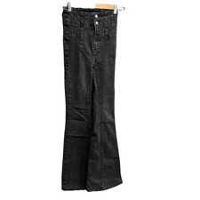 We The Free Black High Waist Jayde Flare Women's Jeans Size 24