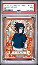 2025 KAYOU NARUTO SMRITI COLLECTIBLE CARD NRSA01 002L5 SASUKE UCHIHA PSA 9