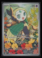 Meloetta 026 Holo Illustration Rare ME: Mega Evolution Promo Pokemon Near Mint