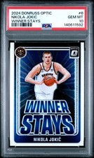 2024 PANINI DONRUSS OPTIC WINNER STAYS #6 NIKOLA JOKIC PSA 10