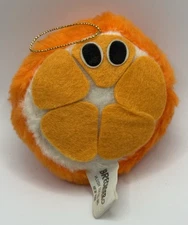 Dan Brechner Fruit Orange Tangerine Melon Round Ornament Hanging Plush Stuffed