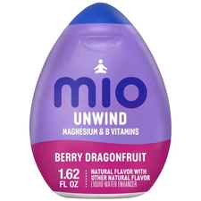 Mio Unwind Berry Dragonfruit Liquid Water Enhancer With Magnesium B Vitamins