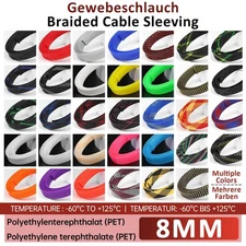 5/16" PET Expandable Wire Cable Sleeving Sheathing Braided Loom Tubing Harness