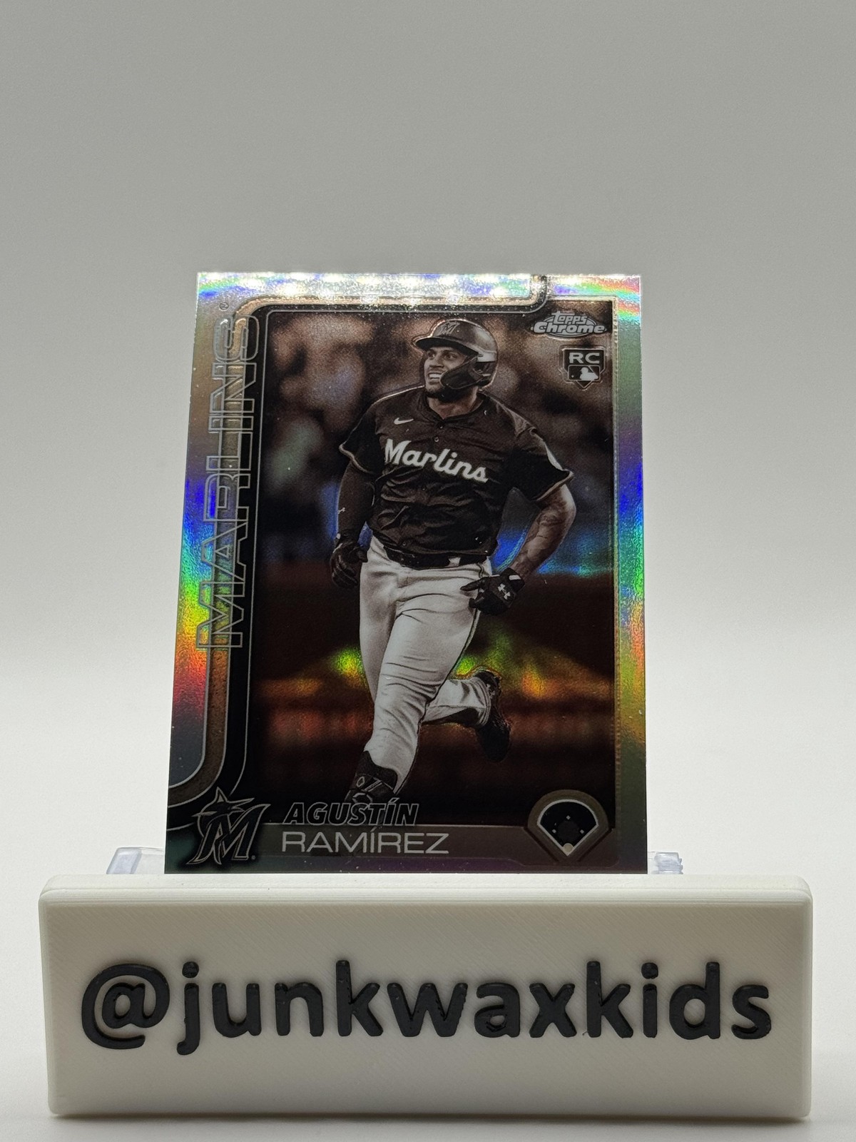 2025 Topps Chrome Update #USC200 Agustin Ramirez Sepia Refractor