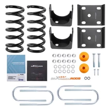 3"/6" Drop Flip Kit w/ Coil Springs for Chevy Silverado GMC Sierra C1500 88-98