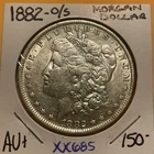 KEY BETTER DATE 1882 O/S MORGAN DOLLAR SUPER NICE AUNC++ Condition XX685