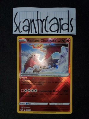 NM pokemon crown zenith holo radiant charizard 020/159 
