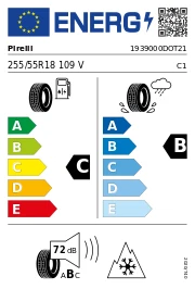 4x Pirelli Scorpion Ice & Snow N1 XL 3PMSF DOT21 255/55 R18 109V Winterreifen - Bild 3 von 3