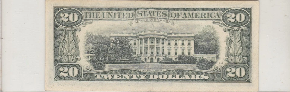 ERROR - Missing Overprint $20 1985  ((PCGS 40 PPQ - Image 2 of 3