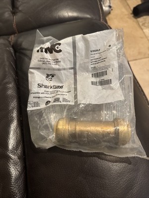 NEW! SharkBite 1'' Push-To-Connect Brass Slip Coupling Fitting