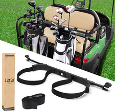 No Drilling Golf Cart Bag Holder, Universal Adjustable Rear Seat Bag Attachment