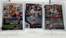 2022 2023 2024 Premier Lacrosse League Tom Schreiber Autograph 3 CARD LOT