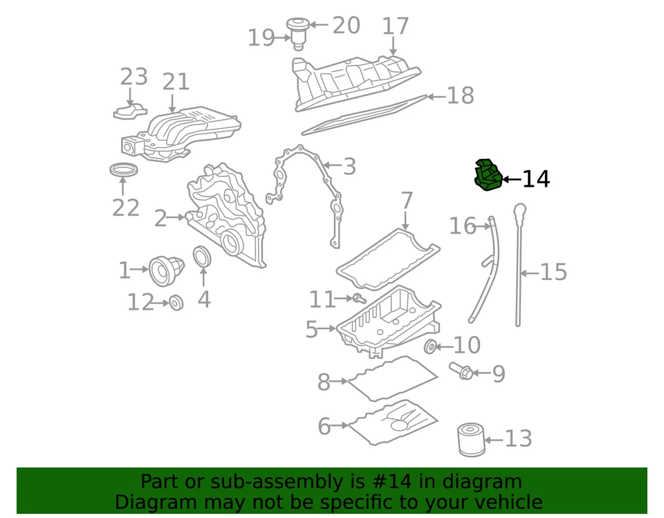 Genuine Ford Oil Pump XL2Z-6600-AA - Image 2 of 4