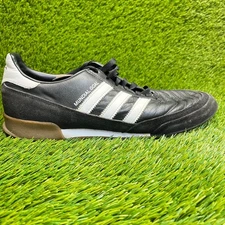 Adidas Mundial Goal Mens Size 10.5 Black White Gum Running Indoor Soccer Shoes