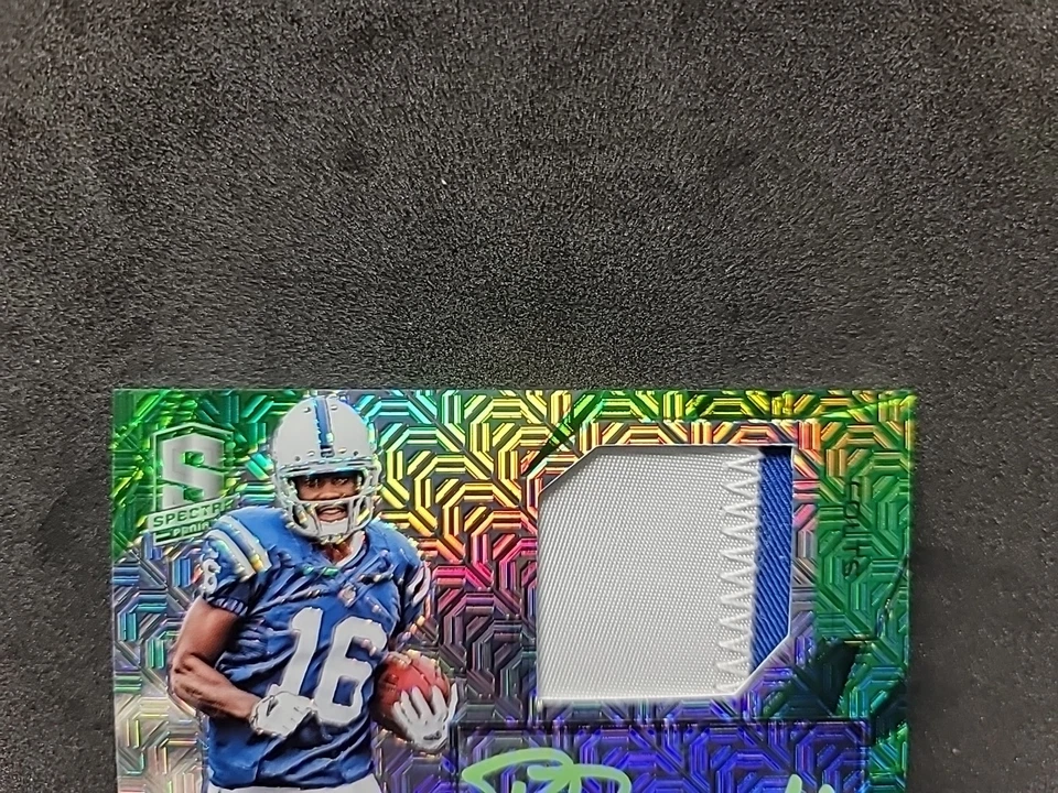 2015 Panini Spectra Phillip Dorsett #GJ-PD Neon Green Prizm 7/25 Neon Ink (PA) - Image 4 of 4