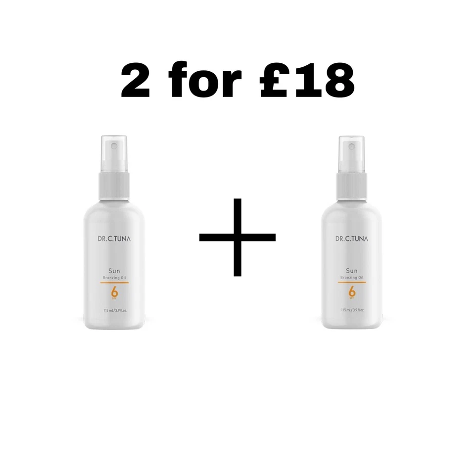 Farmasi Dr. C. Tuna Sun Bronzing Oil - SPF6 - Carrot Oil - 2 X 115ml 🔥🔥