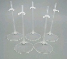 Transparent Dolls Holder Stand Support for 9inches Dolls - Pack of 7