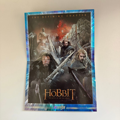 The Hobbit LOTR Thorin Collection Poster /245 - 2024 Cosmos WB 100 CWQ-HB-170