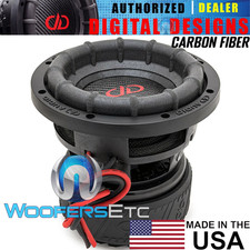 DD AUDIO 1506A-D4 6,5" WOOFER MADE IN USA 2250W DOPPIO SUBWOOFER 4 OHM ALTOPARLANTE BASSO
