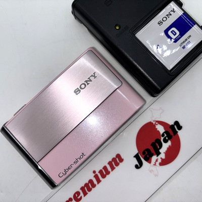 Sony Cyber-shot DSC-T70 Pink 8.1MP Digital Camera w/ Battery