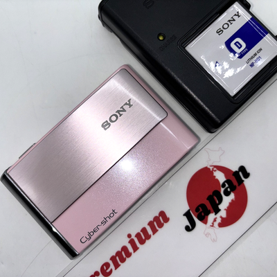 Sony Cyber-shot DSC-T70 Pink 8.1MP Digital Camera w/ Battery