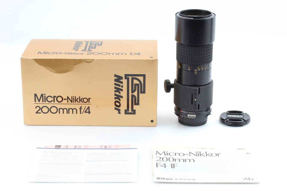 [ESTADO PERFEITO NA CAIXA] Lente macro Nikon Ai-s AIS Micro NIKKOR 200mm f/4 IF do JAPÃO - Imagem 3 de 4