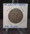 1943 Walking Liberty Half Dollar 50c - 90% Silver US Coin