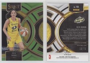 2024 Panini Select WNBA Premier Level Neon Green Prizm /75 Sue Bird #150