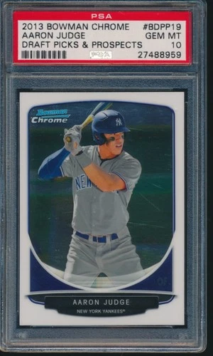 PSA 10 AARON JUDGE 2013 Bowman Chrome Draft Yankees Rookie Card RC GEM MINT QTY