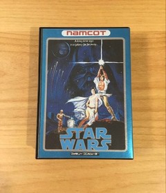Star Wars Namco Nintendo Famicom FC Boxed with Sticker Postcard Japan