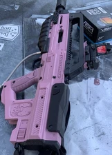 SAVAGE COMBAT HALO MA5K BULLPUP PAINTBALL MARKER - Pink / Black - TIPPMANN A5