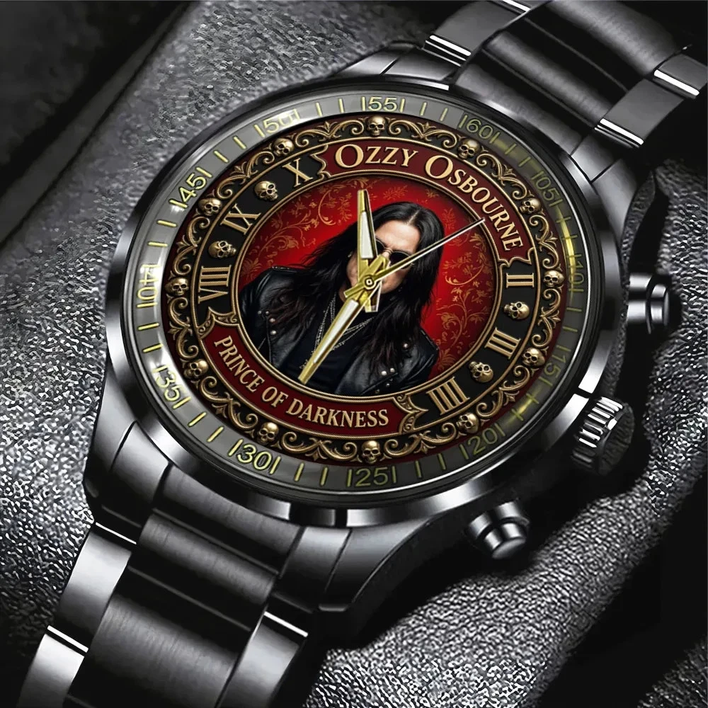 Osbourne Black Stainless Steel Watch