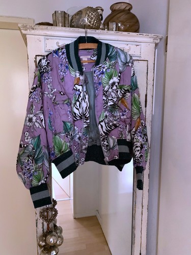 H&M -coole Jacke - Tiger 🐅⭐️und Glitzer - Gr. 34 - Bild 2 von 9