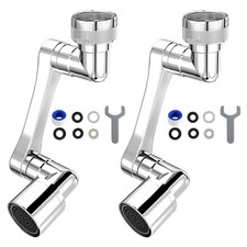 1080 Swivel Faucet Extender, Heavy Duty Rotating Sink Extension, Universal S...