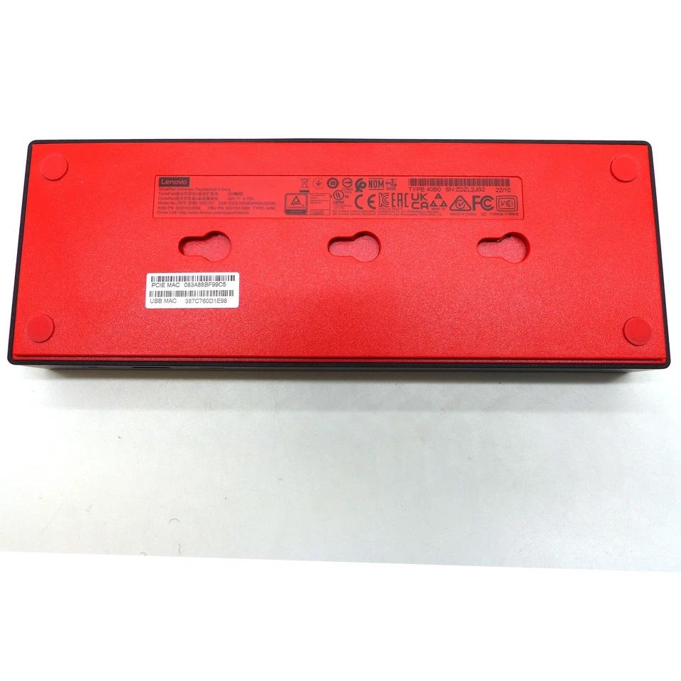 Lenovo ThinkPad Universal Thunderbolt 4 WorkStation Dock TYPE 40BO DK2131 135W - Bild 4 von 4