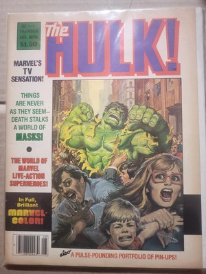 THE HULK No 16, 17, 18, 19. Marvel Magazine 1979 Mike Zeck Cover HG