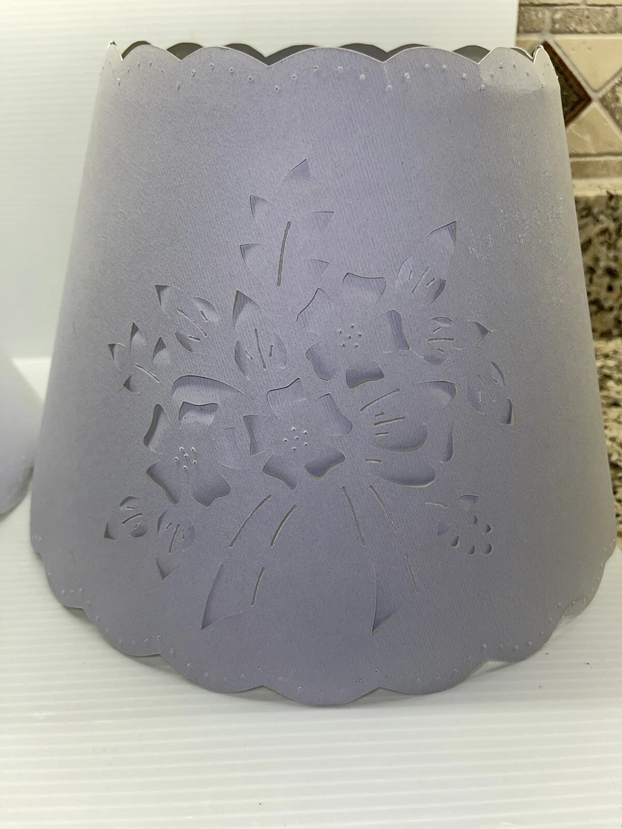 Cut and pierced paper lamp shades deals
