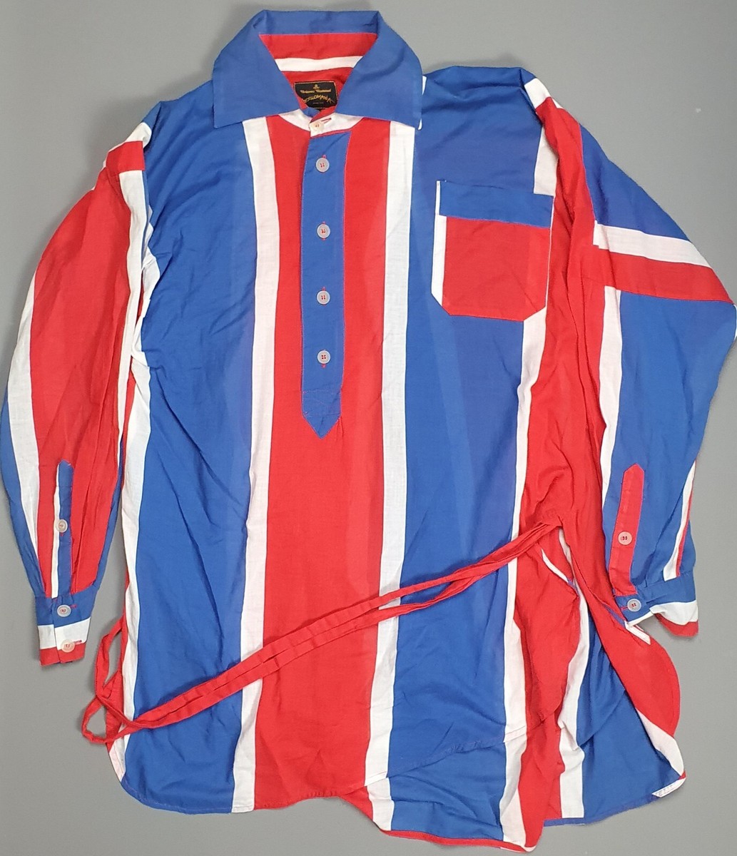 Vivienne Westwood Union Jack Dress Shirt Size 40 / 8UK - Oversized