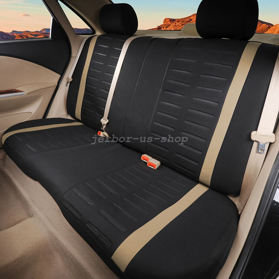 Juego completo de fundas protectoras universales lavables para asientos de auto accesorios de coche 9 piezas Foto 3 de 4